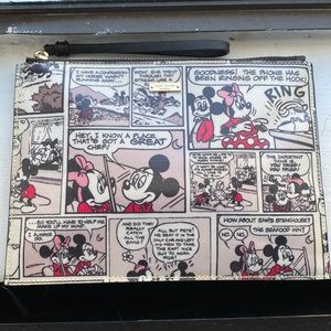 NWOT Kate Spade Mickey & Minnie Mouse Pouch